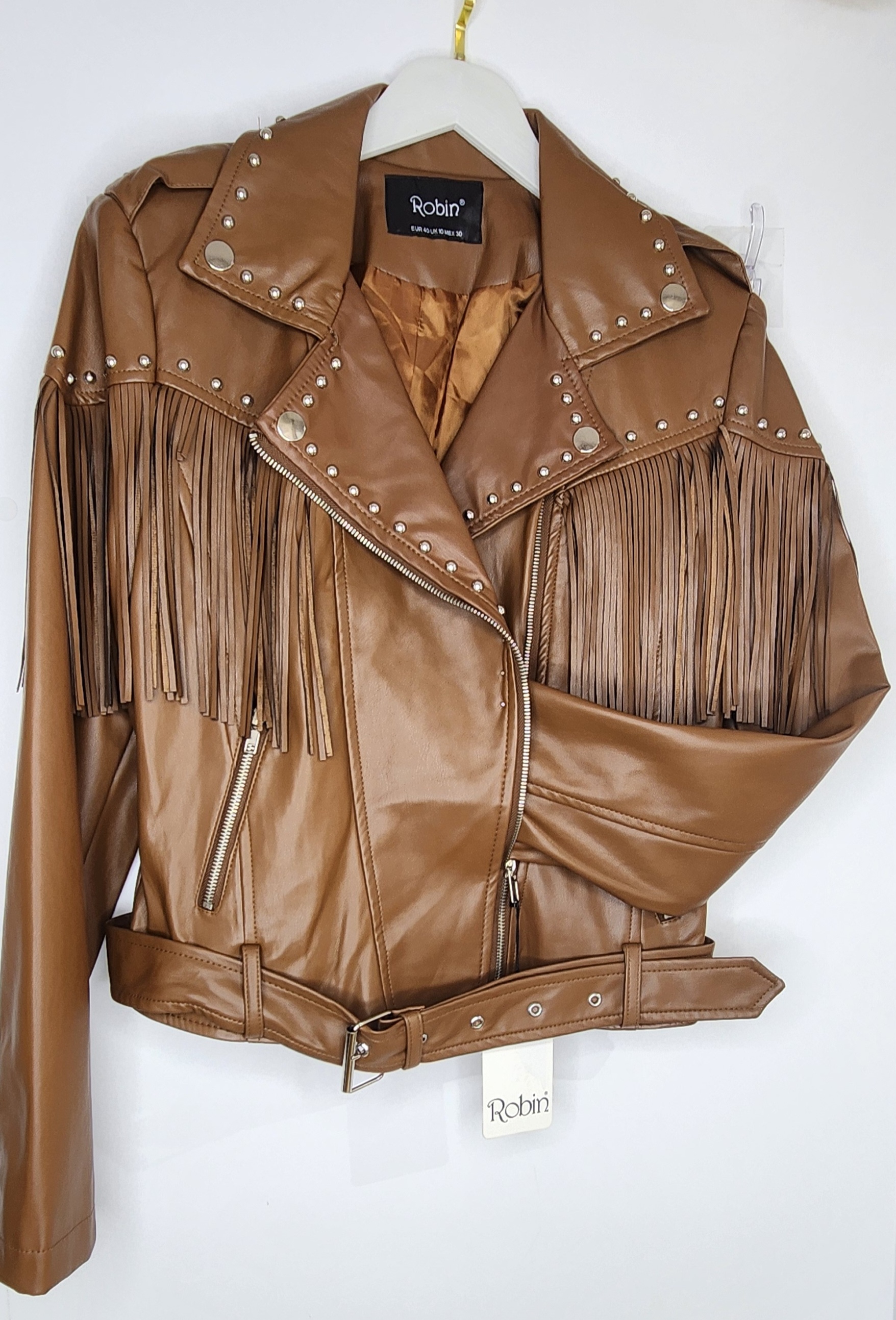 Kahverengi Deri Ceket