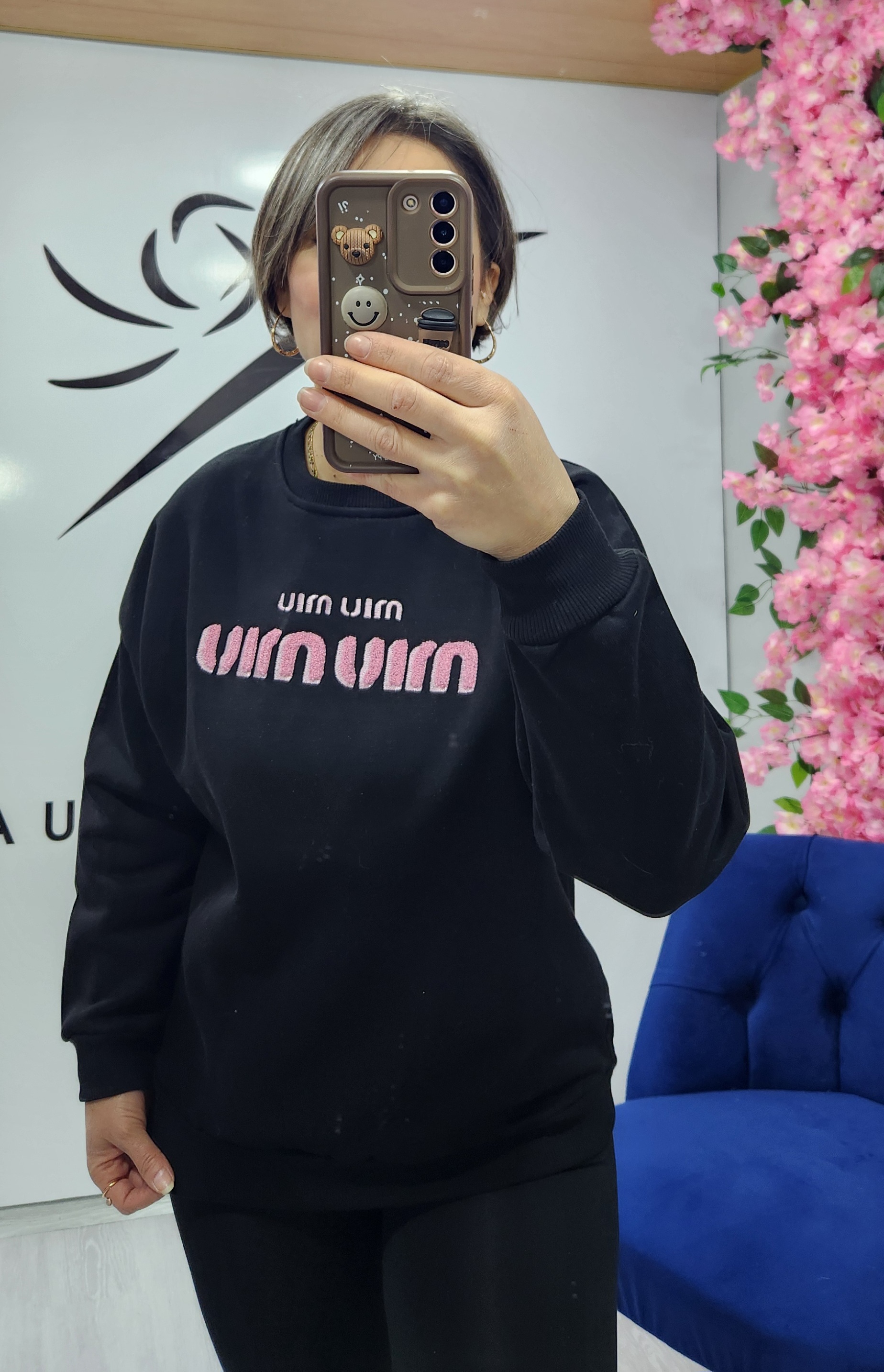 mıu siyah sweatshirt